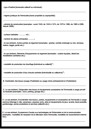 Contrat de location meublé étudiant