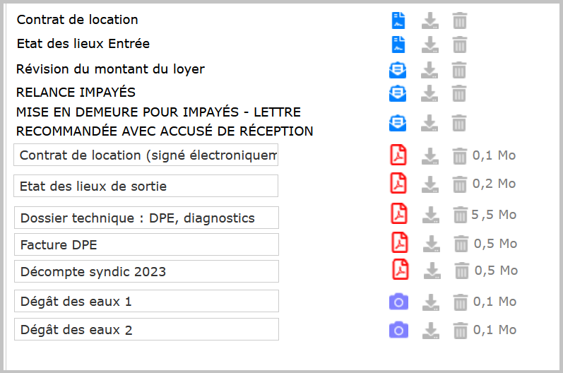 Archivage des documents