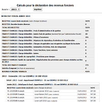 Déclaration revenus fonciers