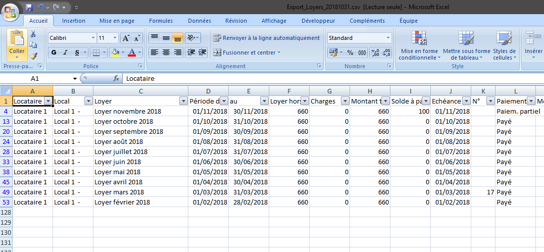 Immobilier Loyer Logiciel de gestion locative - V1.7 MANUEL - Ordinateur