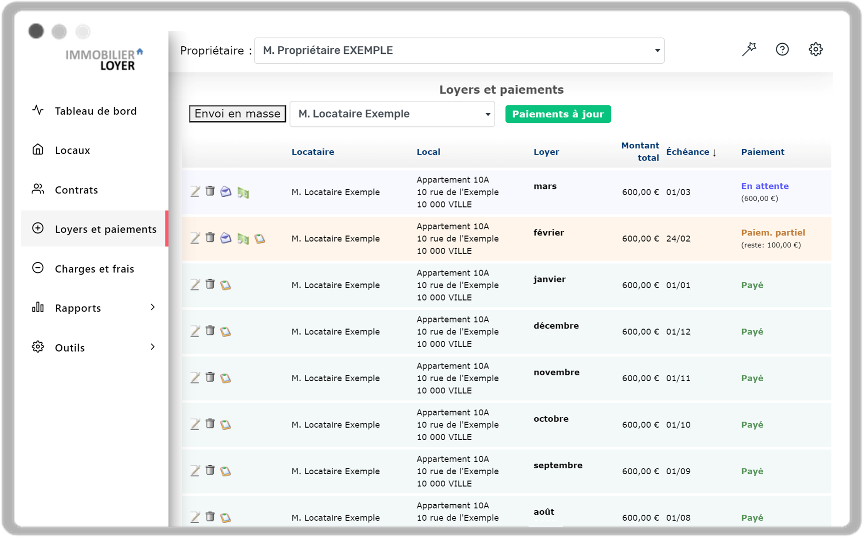 Logiciel de gestion locative