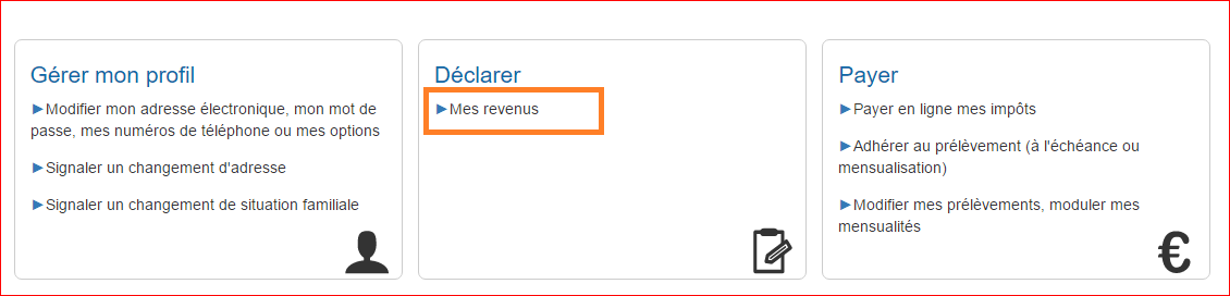 Déclarer mes revenus 2044