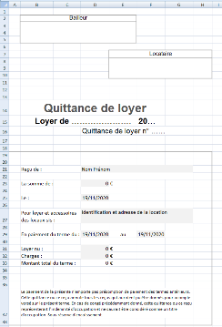 Modèle de quittance de loyer au format Word à télécharger